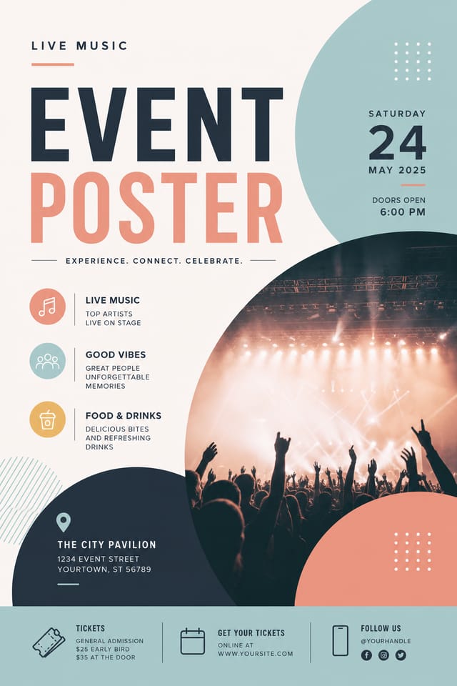 Event Poster — modern style poster