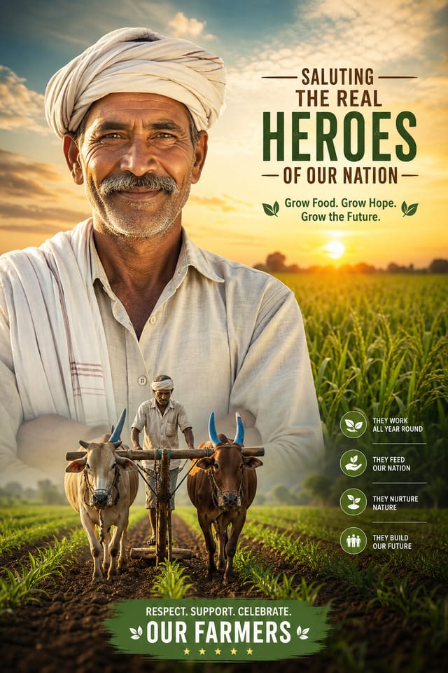 Farmers Poster — photo-realistic style poster