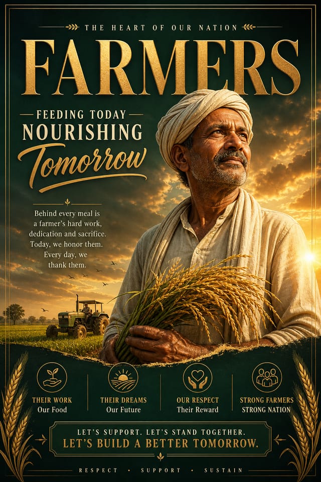 Farmers Poster — elegant style poster