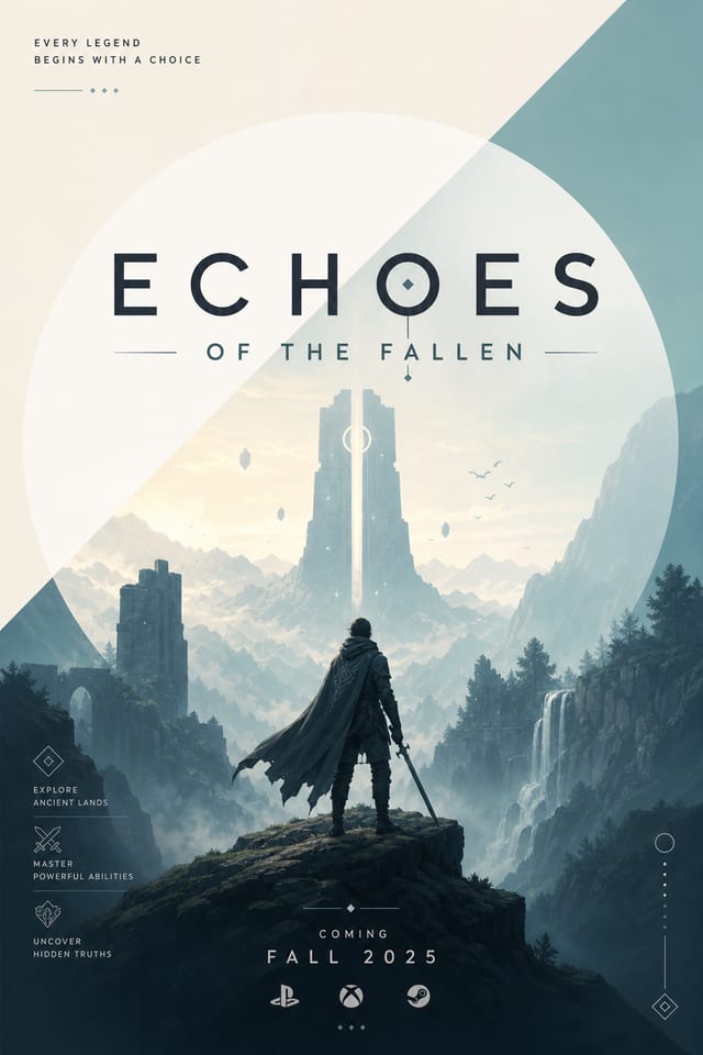 Game Poster — modern style poster