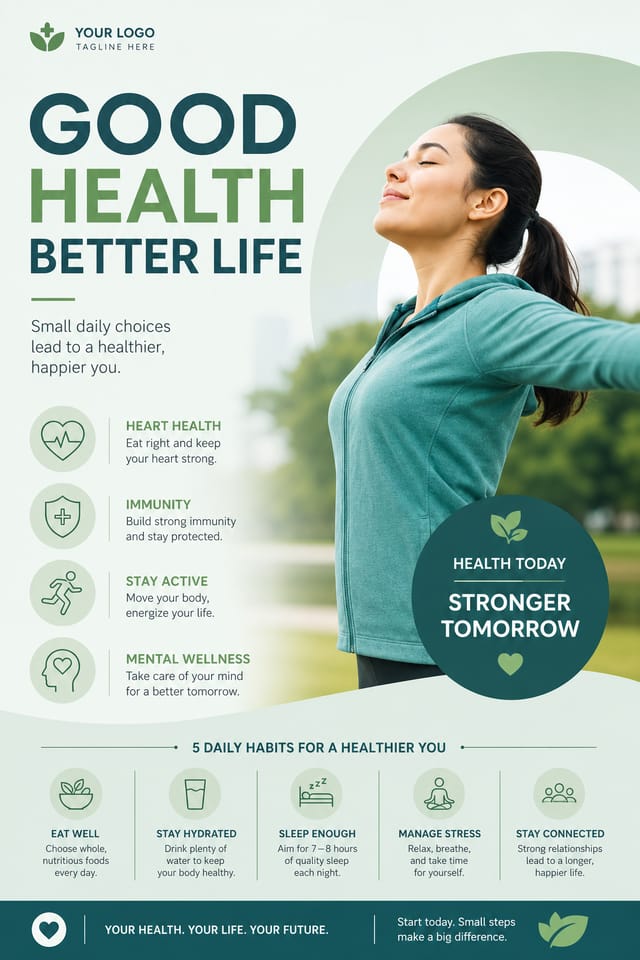 Health Poster — modern style poster