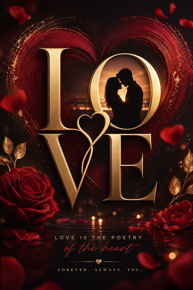 Love Poster — elegant style poster