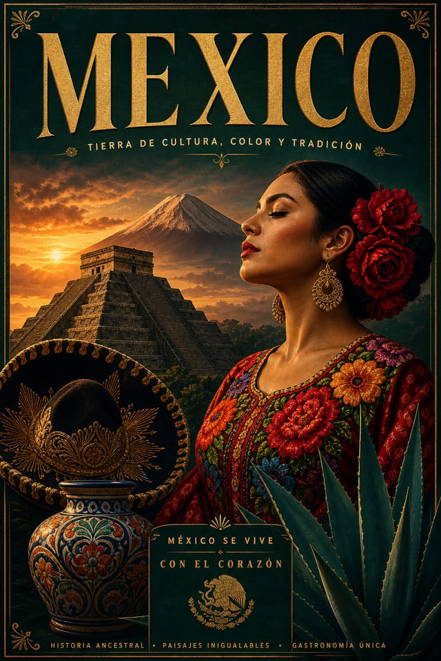Mexico Poster — elegant style poster
