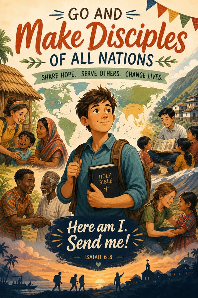 Missionary Poster — illustration style poster