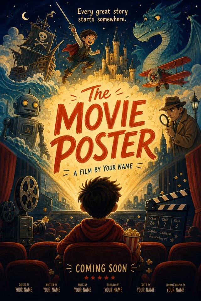 Movie Poster — illustration style poster