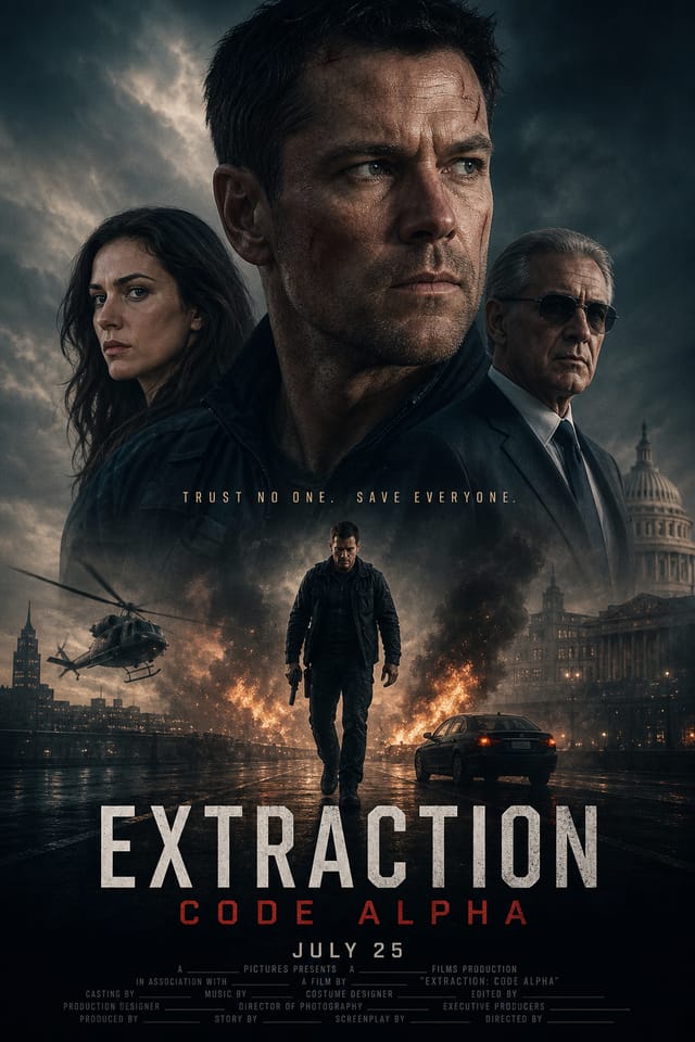 Movie Poster — photo-realistic style poster