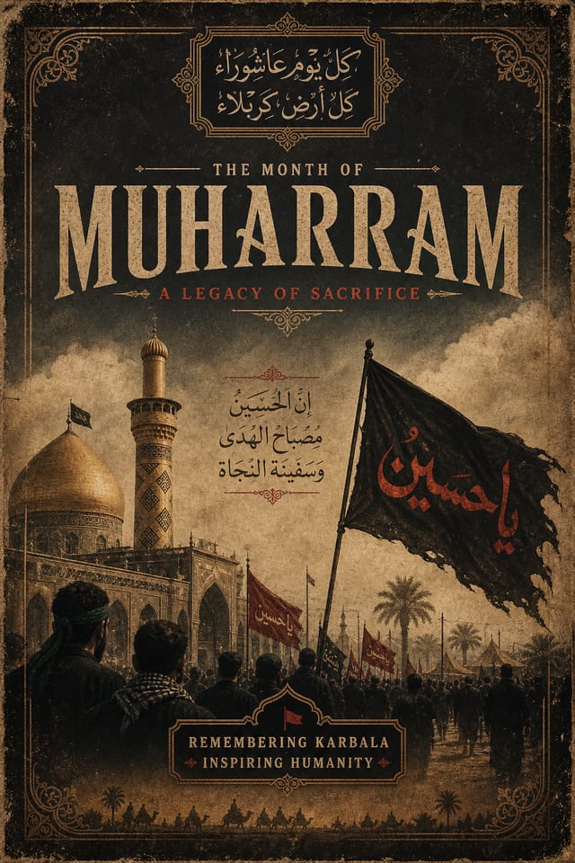 Muharram Poster — vintage style poster