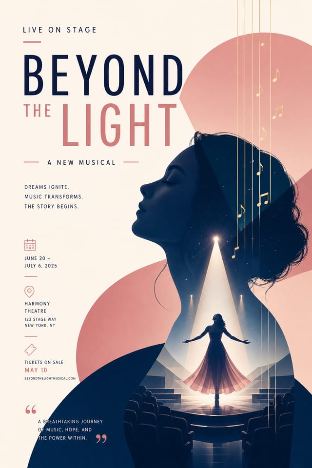 Musical Poster — modern style poster