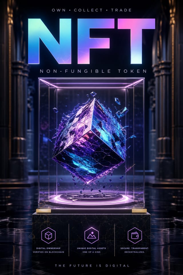 NFT Poster — photo-realistic style poster