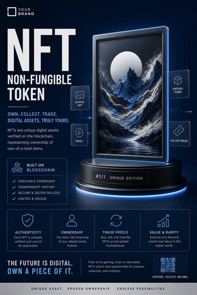 NFT Poster — corporate style poster