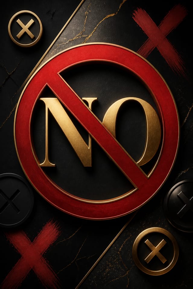 No — elegant style poster