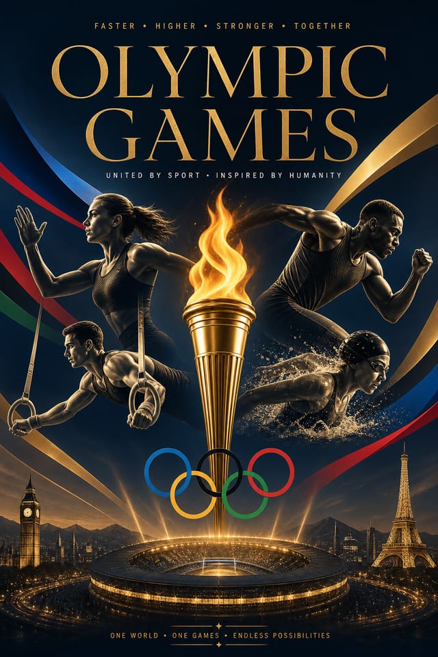 Olympic Games Poster — elegant style poster
