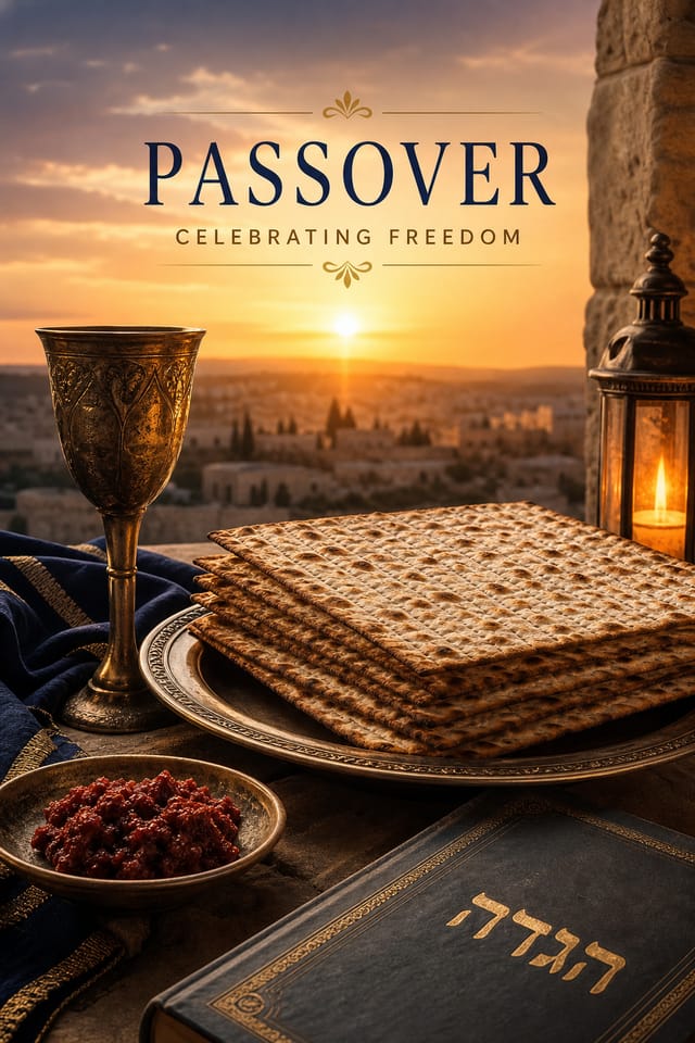 Passover Poster — photo-realistic style poster