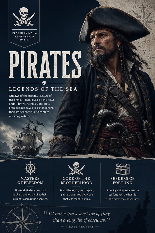 Pirate Poster — corporate style poster