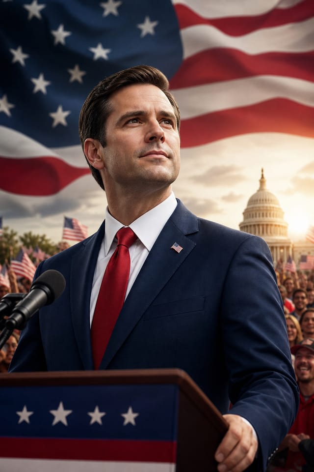 Political Poster — photo-realistic style poster