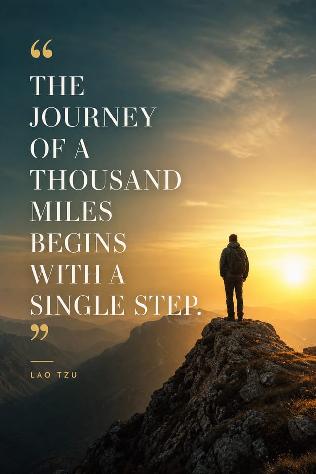 Quote Poster — photo-realistic style poster