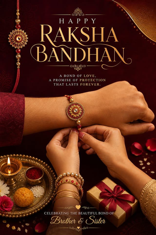 Póster de Raksha Bandhan — elegant style poster