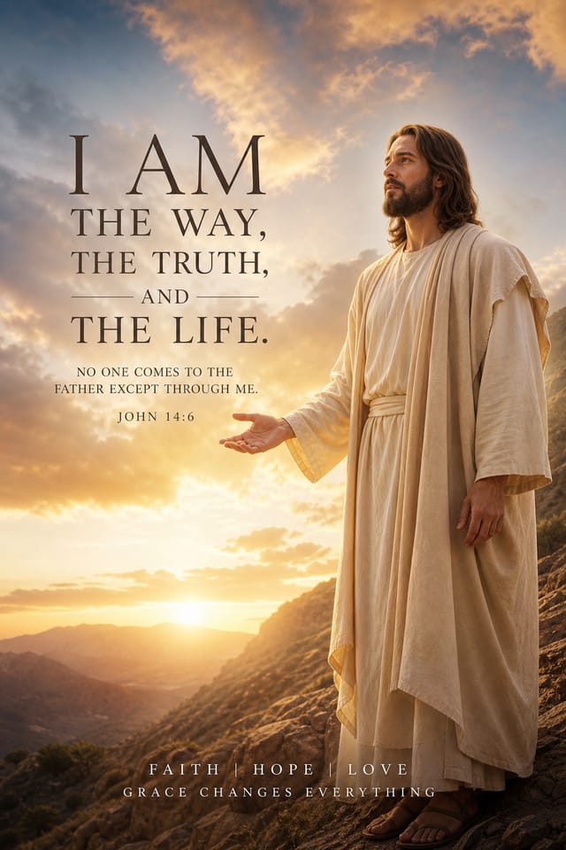 Religious Poster — photo-realistic style poster
