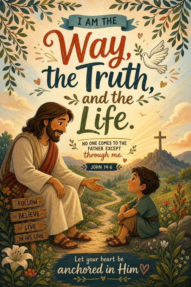 Religious Poster — illustration style poster