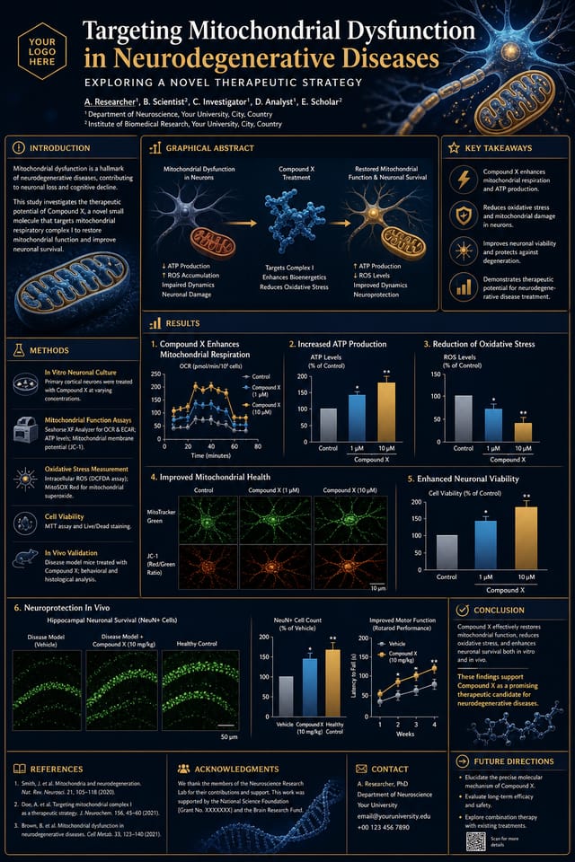 Scientific Poster — elegant style poster