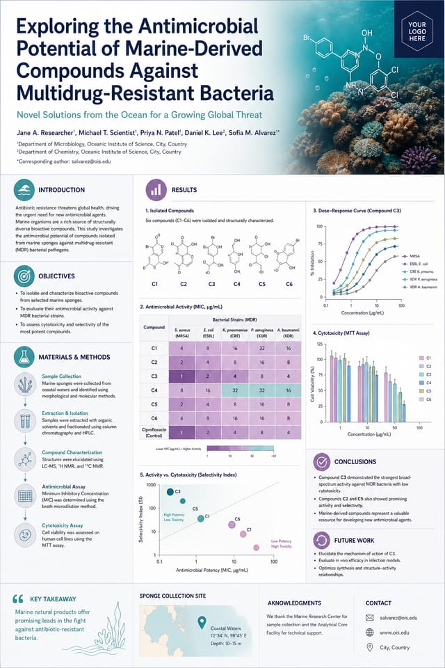 Scientific Poster — modern style poster
