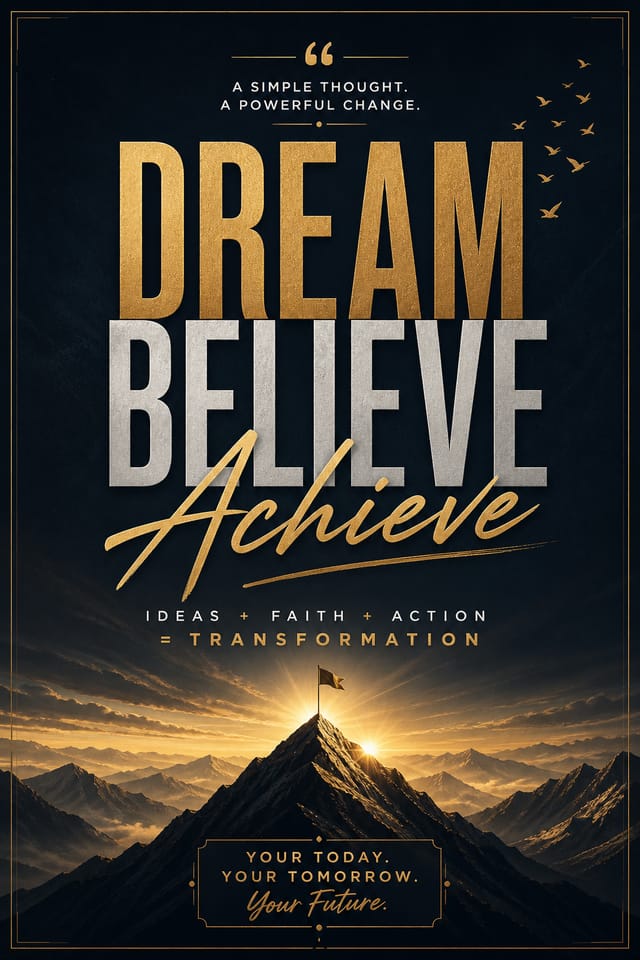 Slogan-Poster — elegant style poster