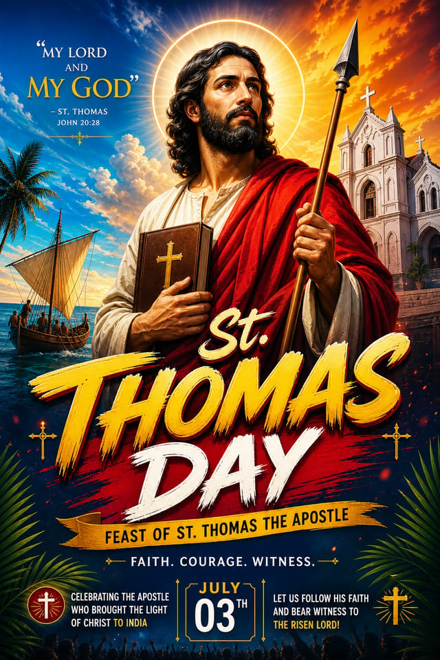 St. Thomas Day Poster — vibrant style poster