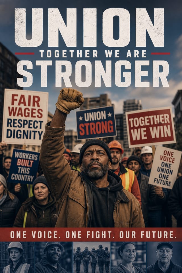 Union Poster — photo-realistic style poster