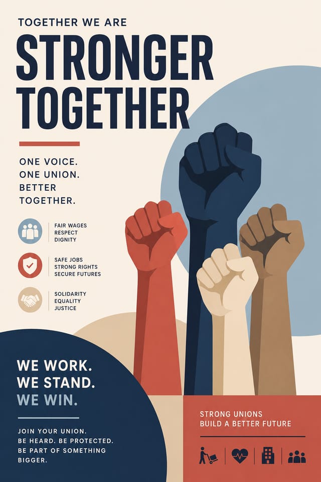 Union Poster — modern style poster