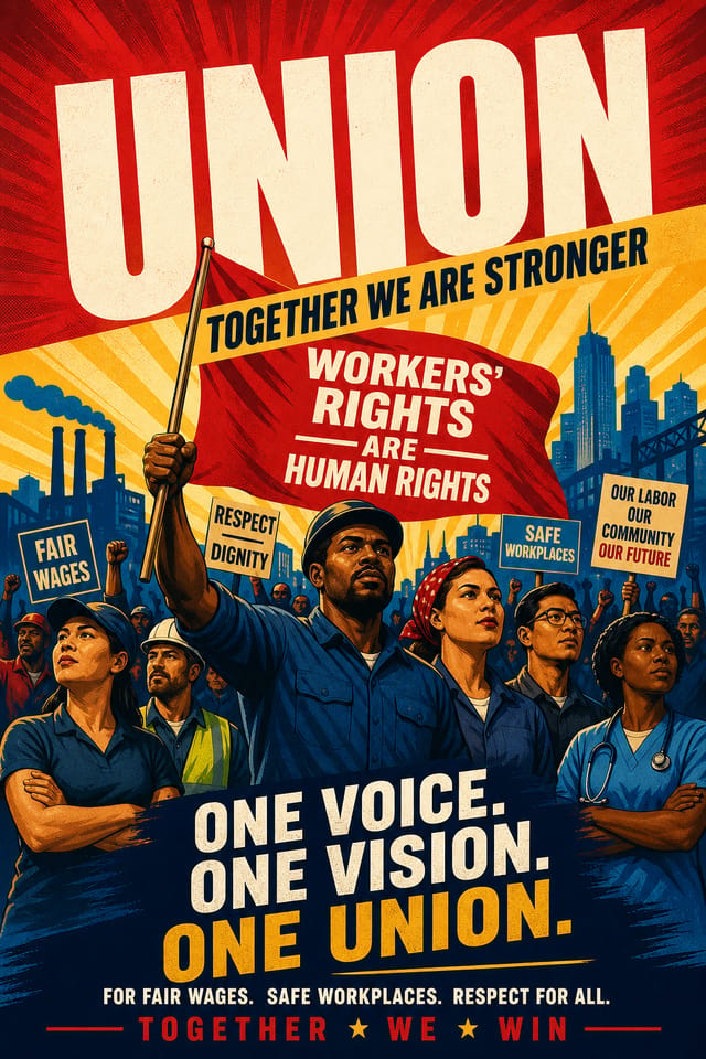 Union Poster — vibrant style poster