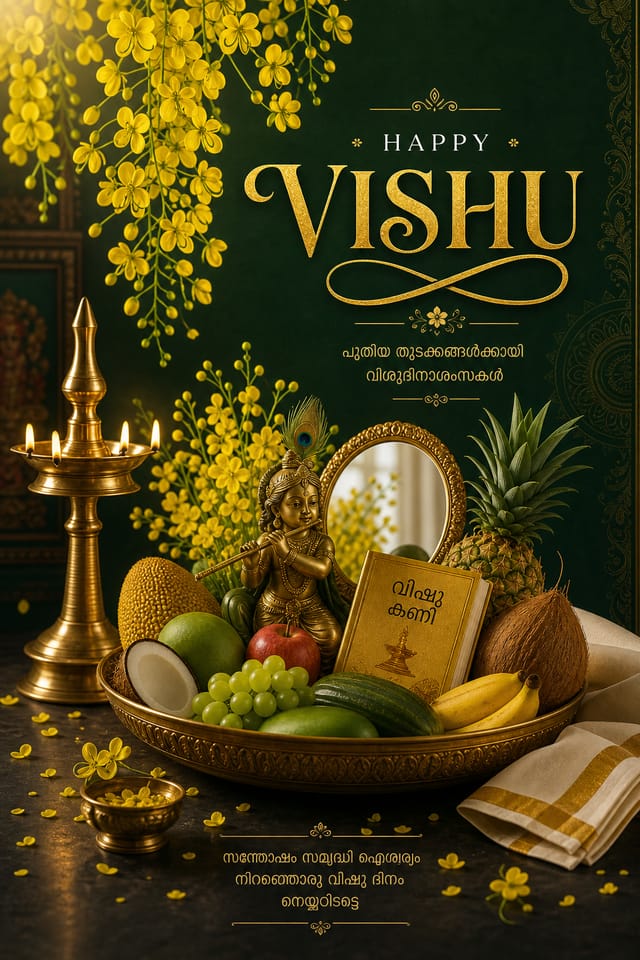 Vishu Poster — elegant style poster