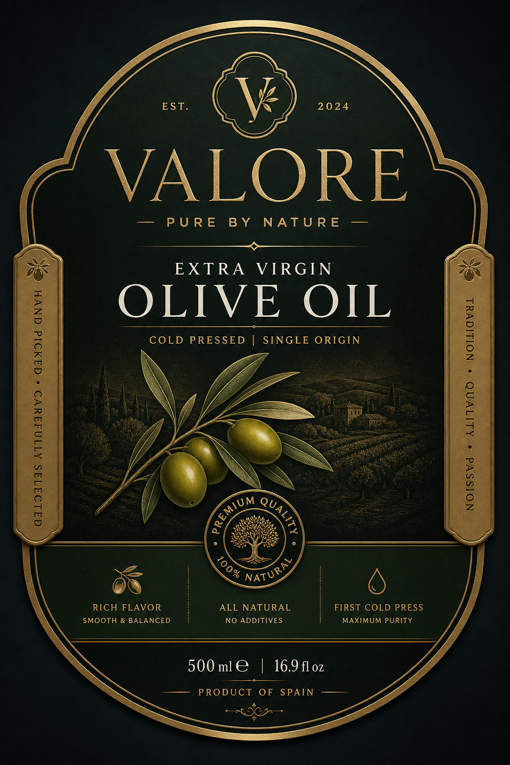 Product Label — elegant style product label