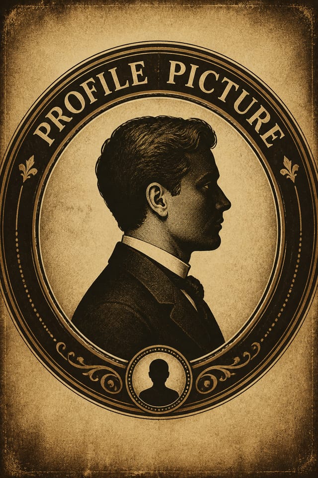 Profile Picture — vintage style profile picture