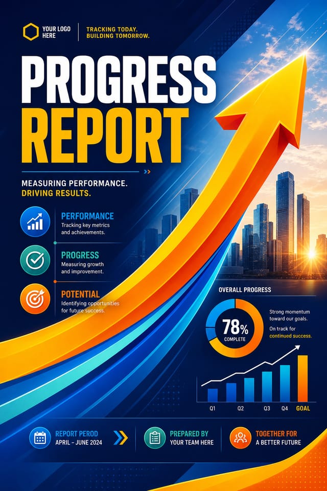 Progress Report — vibrant style report