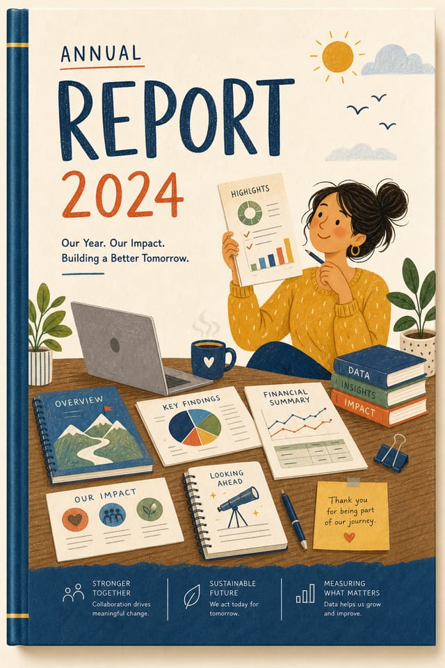 Report — illustration style report