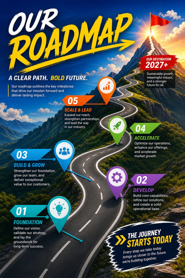 Roadmap — vibrant style roadmap