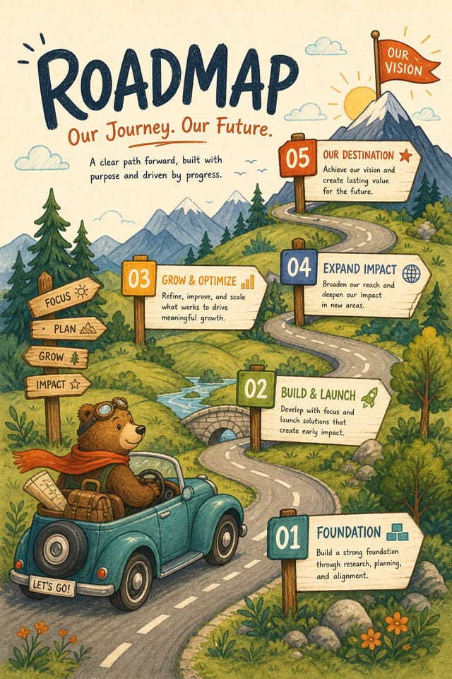 Roadmap — illustration style roadmap