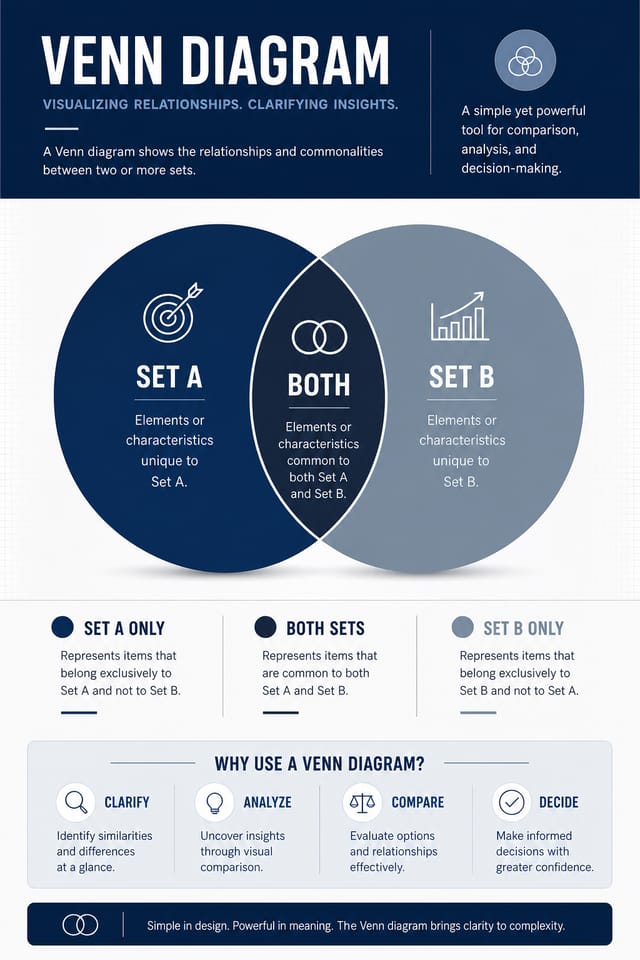 Venn Diagram — corporate style venn diagram