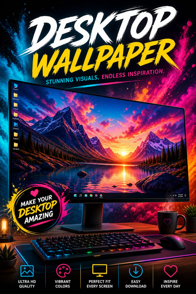 Desktop Wallpaper — vibrant style wallpaper