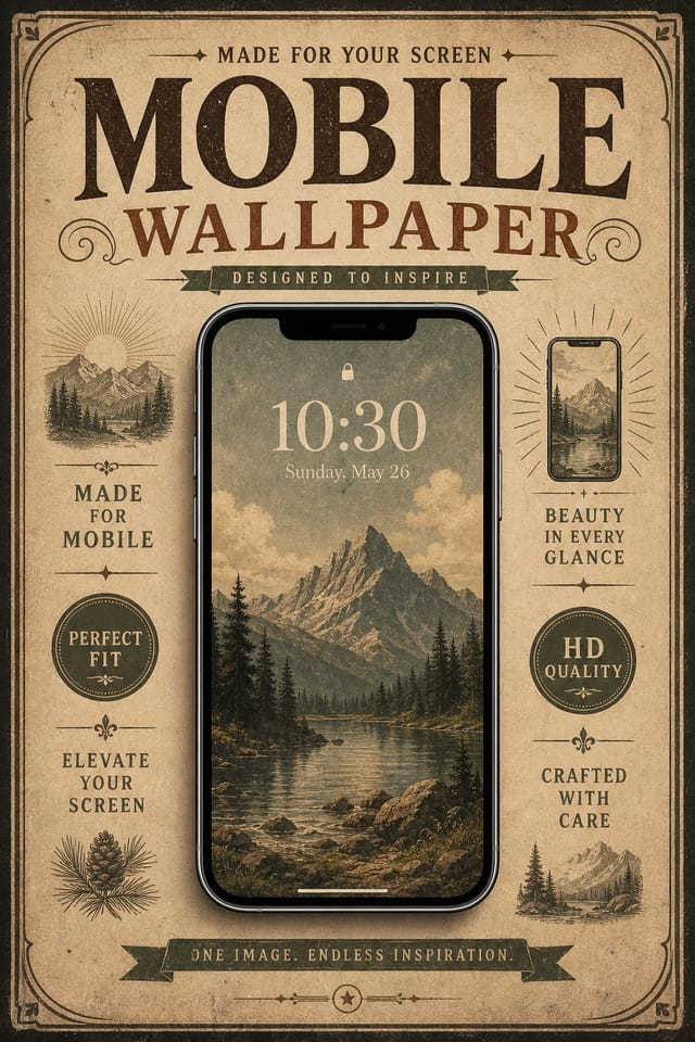 Mobile Wallpaper — vintage style wallpaper