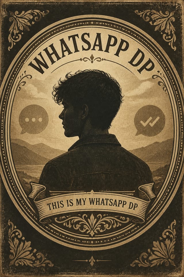 Whatsapp Dp — vintage style WhatsApp profile picture