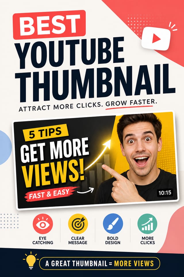 Meilleure miniature YouTube — miniature YouTube de style moderne