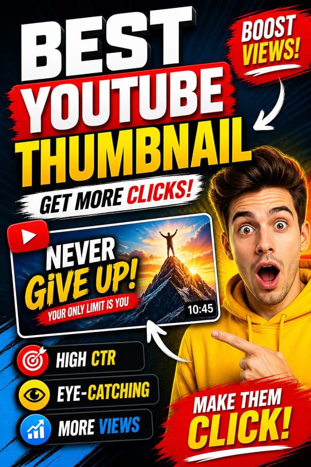 Meilleure miniature YouTube — miniature YouTube de style vibrant