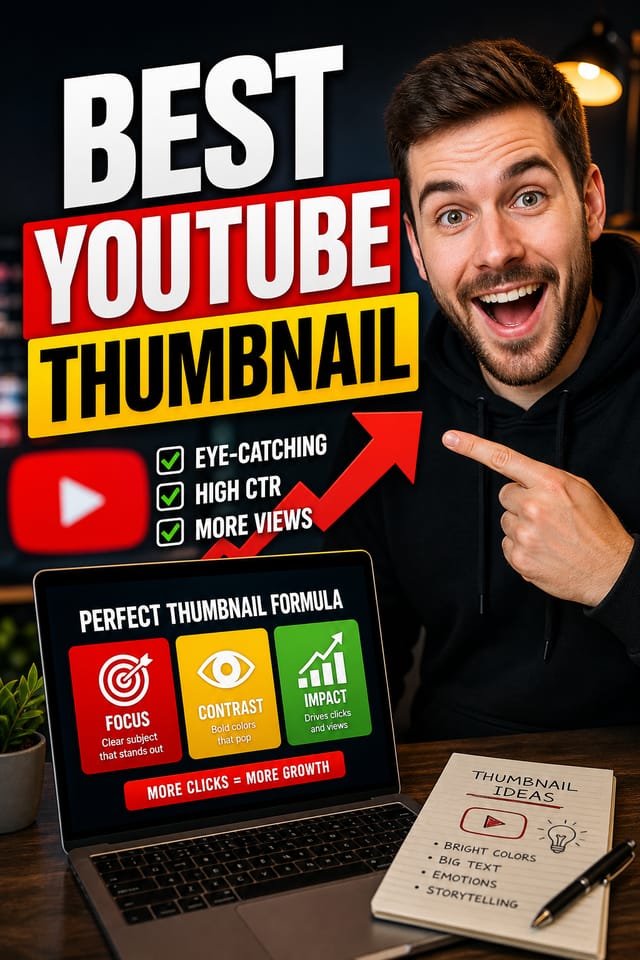 Meilleure miniature YouTube — miniature YouTube de style photoréaliste