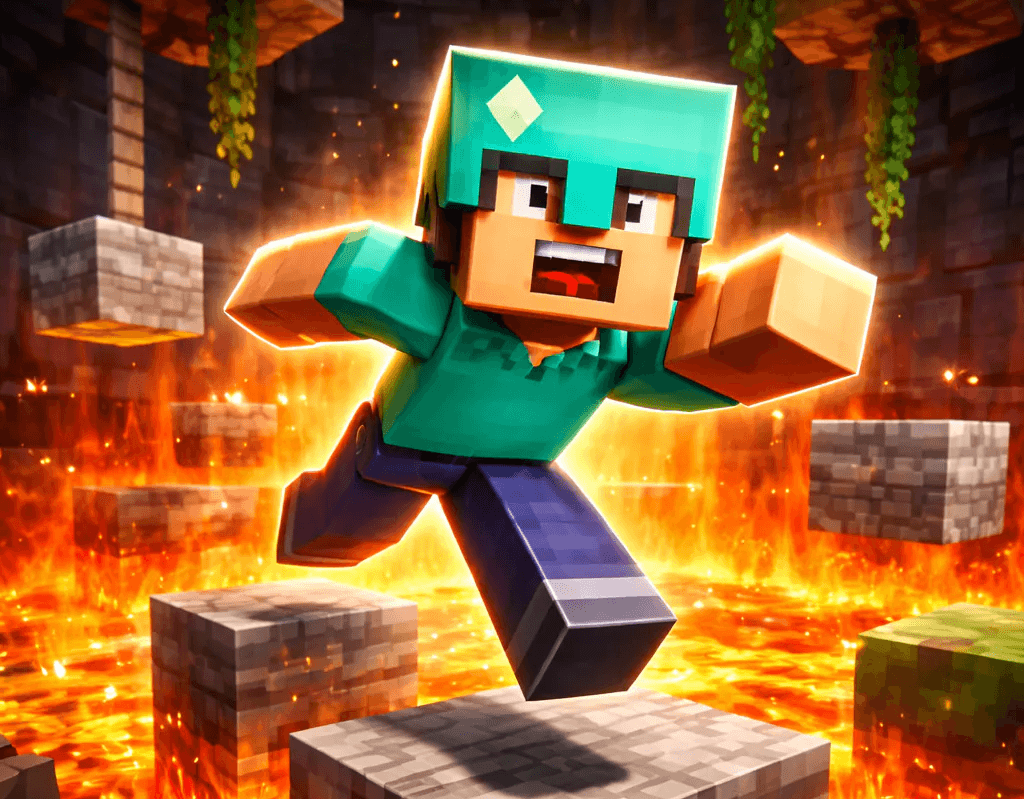 Minecraft Parkour Video