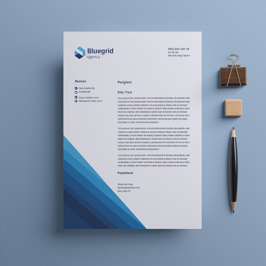 Briefkopf design by Cora Kim