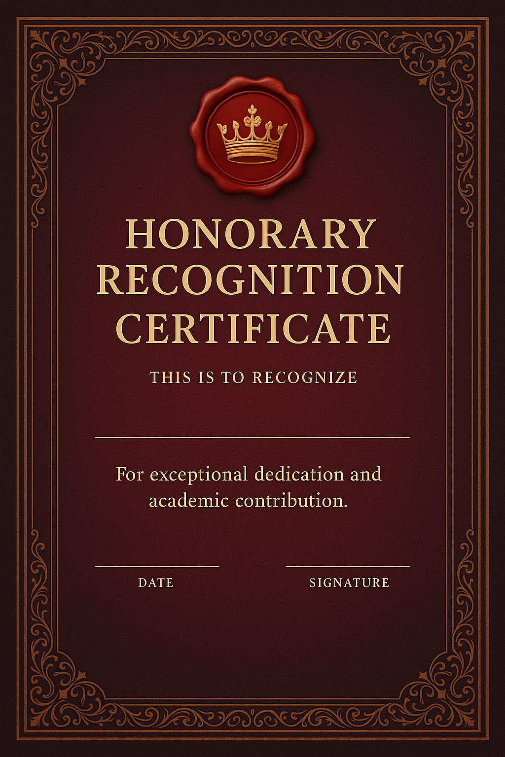 AI Academic Certificate Maker