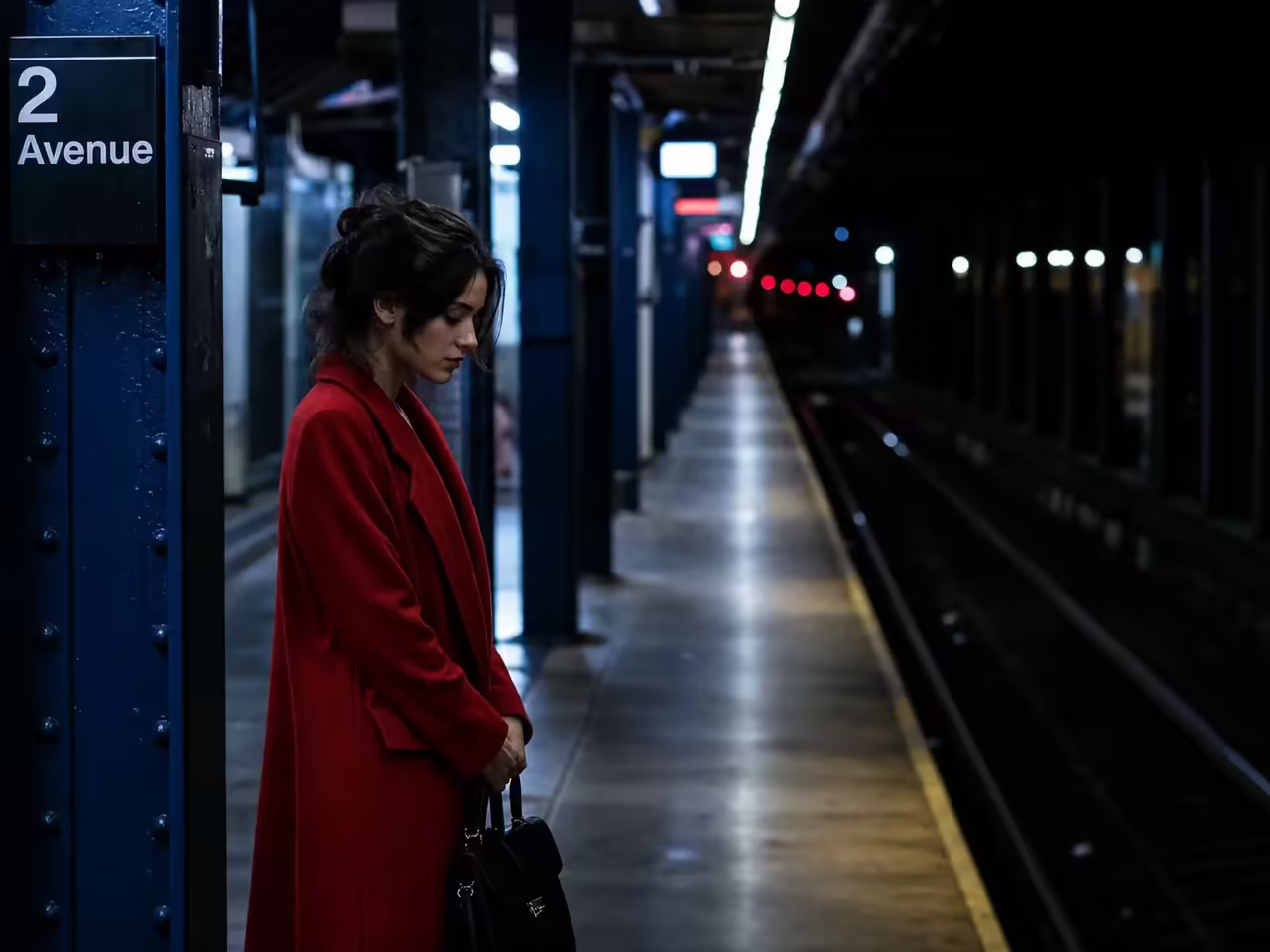 Still from Last Train Home, a short film made with Agent P