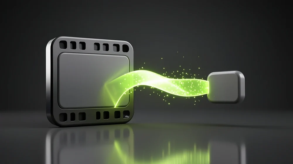 A heavy animated GIF compressed into a small high-colour HEIC on an Apple device, created with Pixazo AI