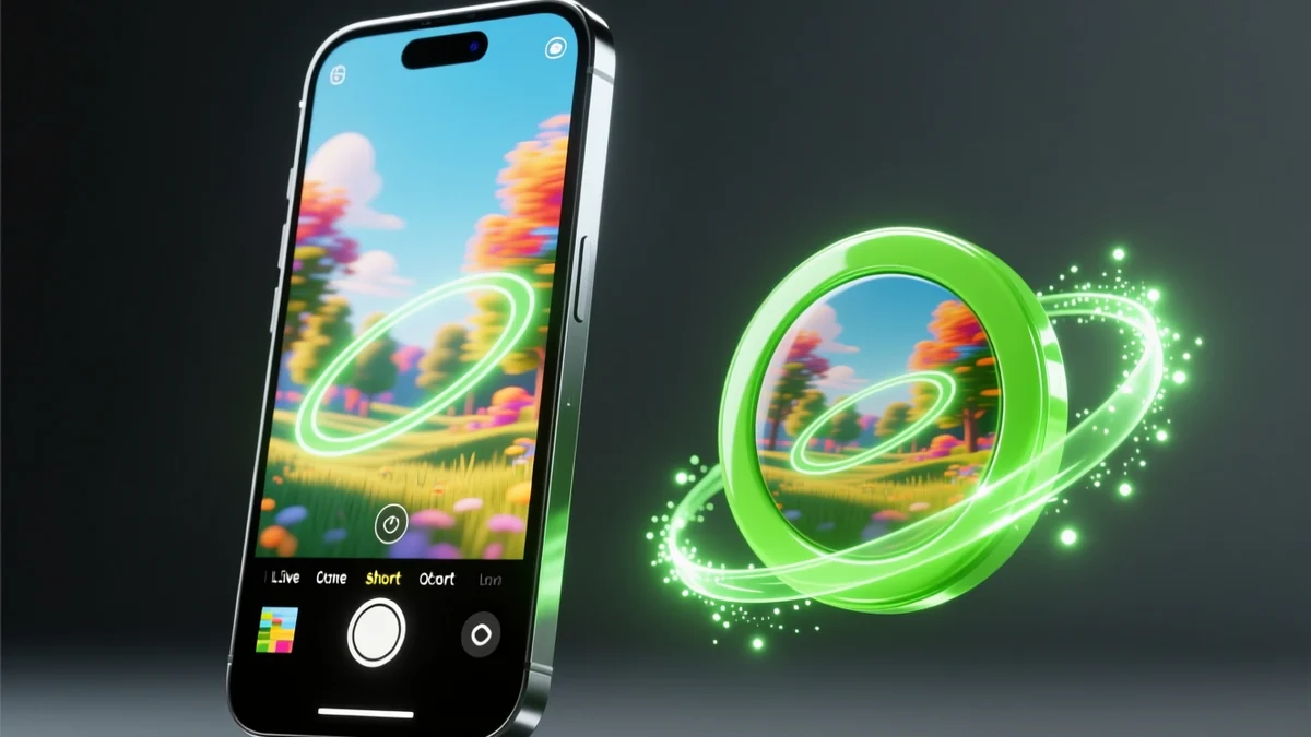 Convert HEIC to GIF, an iPhone Live Photo becoming a looping GIF, created with Pixazo AI